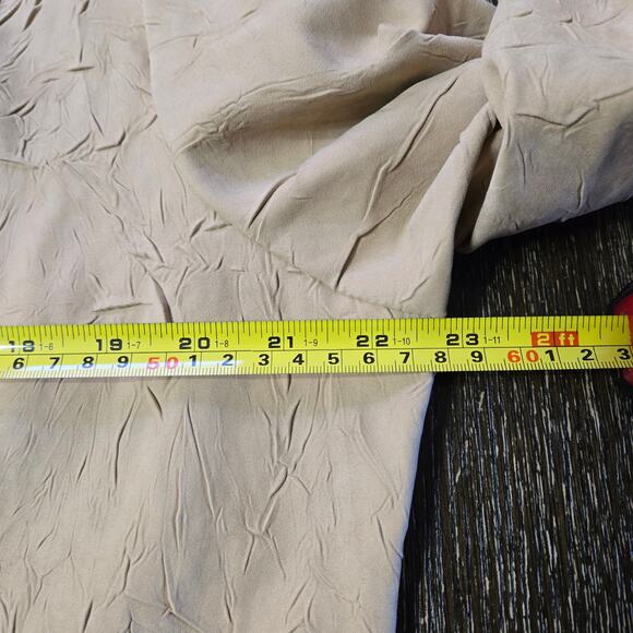 Coldwater Creek PXL Women's Tan Textured Full Zip Roll Tab Sleeves Jacket - Picture 7 of 10